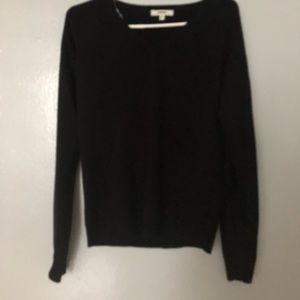 Black Long Sleeved Sweater sz L